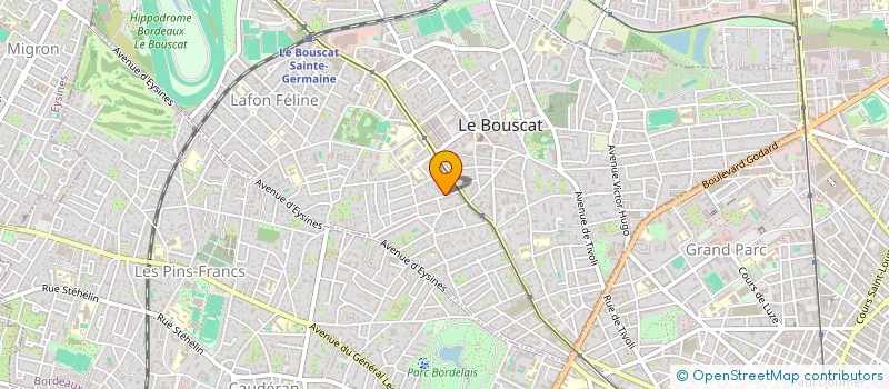 localisation de l'entreprise CLLOS DES MONTS  LE BOUSCAT