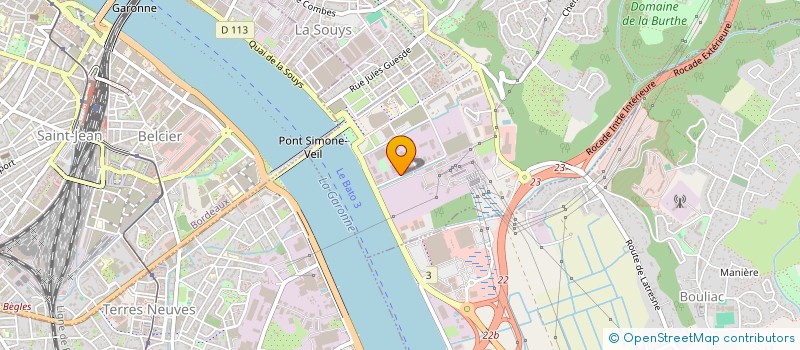 localisation de l'entreprise CLM 33  FLOIRAC