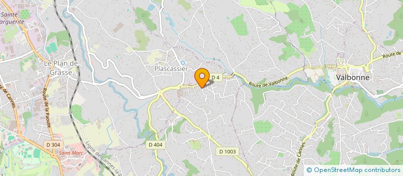 localisation de l'entreprise CLM  MOUANS-SARTOUX