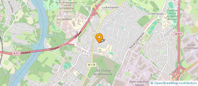 localisation de l'entreprise CLM  CARQUEFOU