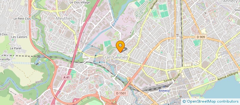 localisation de l'entreprise CLM à ANNECY