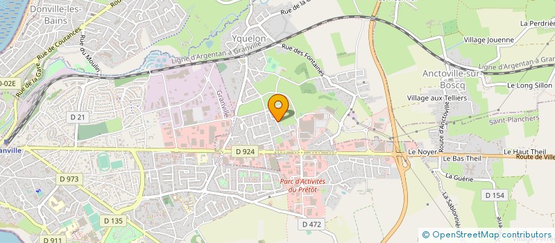 localisation de l'entreprise CLM  GRANVILLE