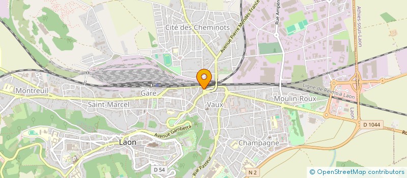 localisation de l'entreprise CLM à LAON