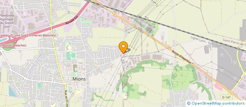 localisation de l'entreprise CLM  MIONS