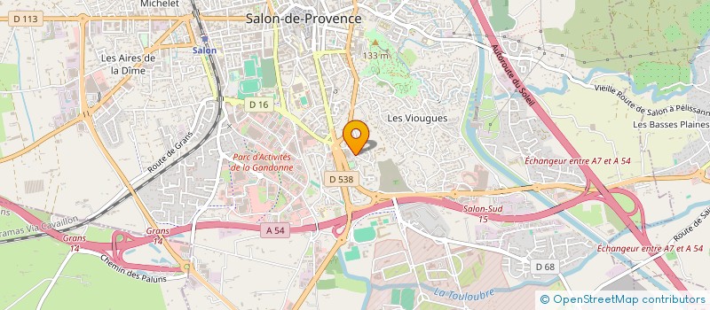 localisation de l'entreprise CLM à SALON-DE-PROVENCE