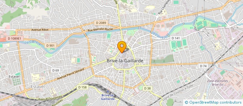 localisation de l'entreprise CLM  BRIVE-LA-GAILLARDE