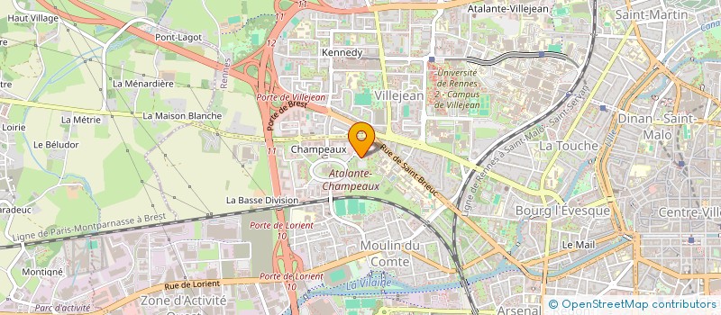 localisation de l'entreprise CLM  RENNES