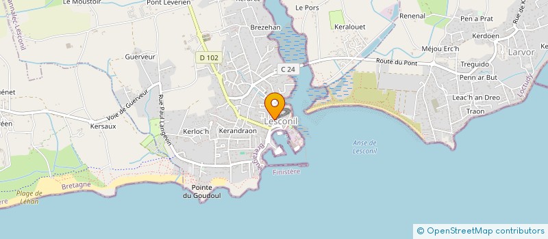 localisation de l'entreprise CLM  PLOBANNALEC-LESCONIL