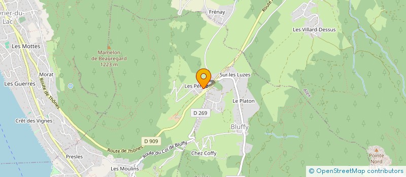 localisation de l'entreprise CLM ARRAGAIN  MENTHON-SAINT-BERNARD