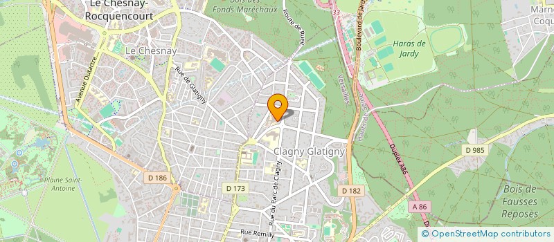 localisation de l'entreprise CLM CONSULTING à VERSAILLES