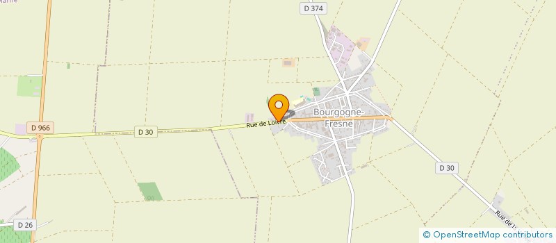 localisation de l'entreprise CLM FINANCES  BOURGOGNE-FRESNE