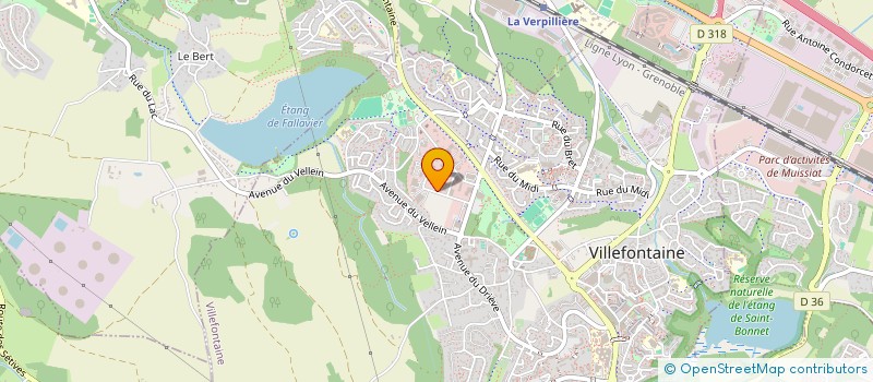 localisation de l'entreprise CLM FORMATION  VILLEFONTAINE