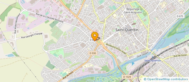 localisation de l'entreprise CLM MANUTENTION à SAINT-QUENTIN