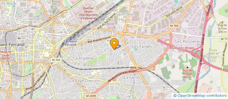 localisation de l'entreprise CLM MULTIMEDIA  CLERMONT-FERRAND