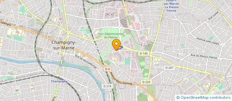 localisation de l'entreprise CLM PRO à CHAMPIGNY-SUR-MARNE