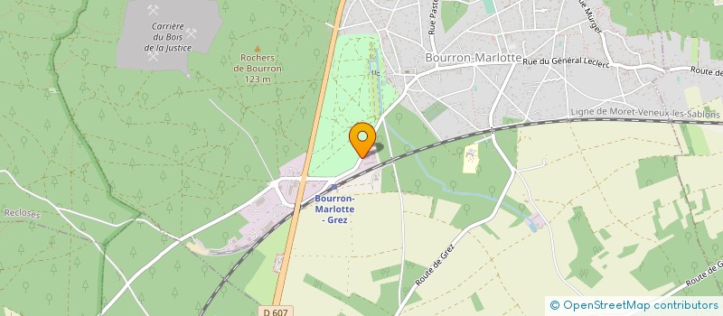 localisation de l'entreprise CLM SABLAGE à BOURRON-MARLOTTE