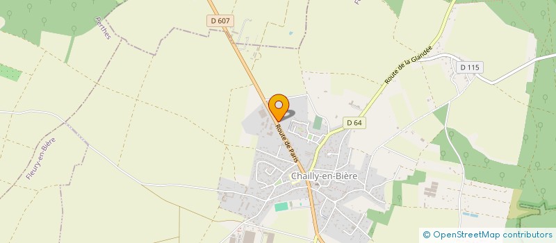 localisation de l'entreprise CLM SOLUTIONS  CHAILLY-EN-BIERE