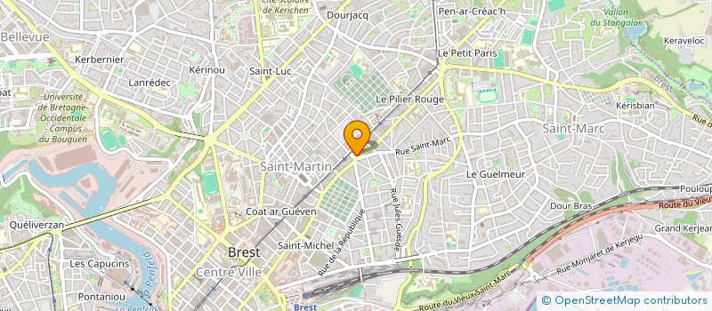 localisation de l'entreprise CLMC à BREST