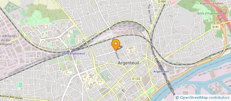 localisation de l'entreprise CLMC  ARGENTEUIL