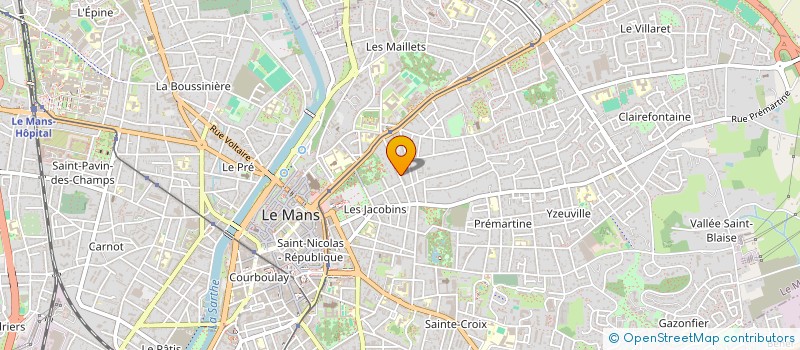 localisation de l'entreprise CLMC  LE MANS