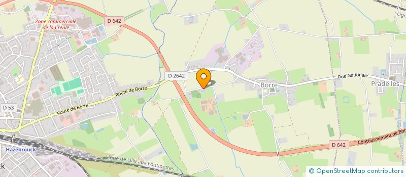 localisation de l'entreprise CLMCO  BORRE