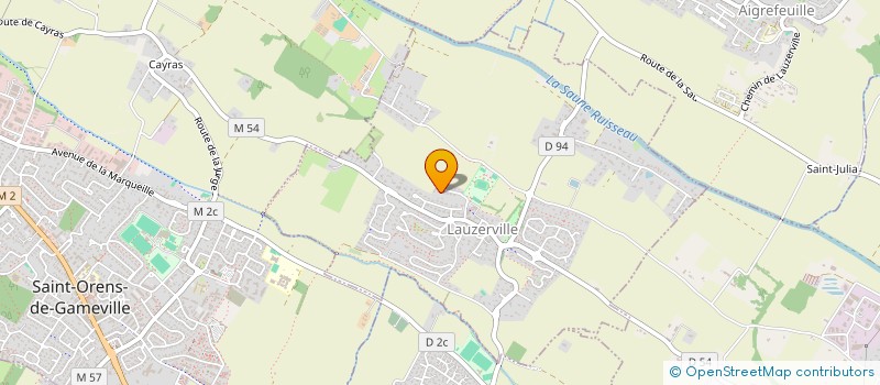 localisation de l'entreprise CLMG  LAUZERVILLE