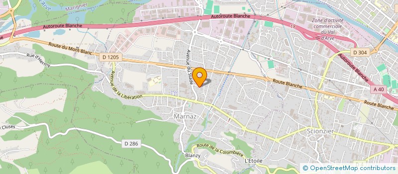 localisation de l'entreprise CLMG  MARNAZ