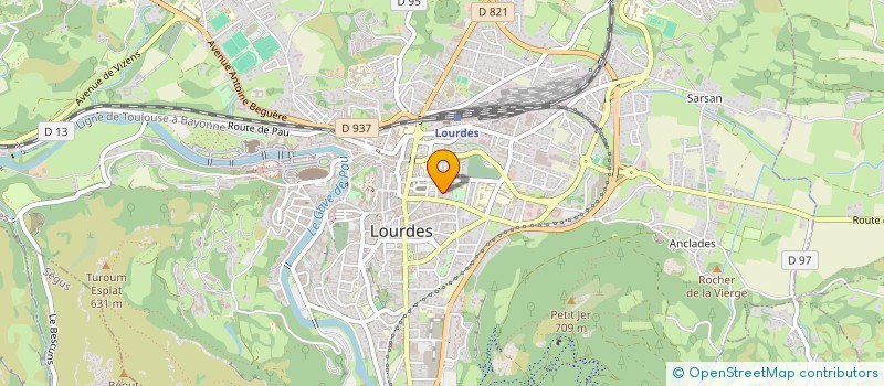 localisation de l'entreprise CLMMH  LOURDES