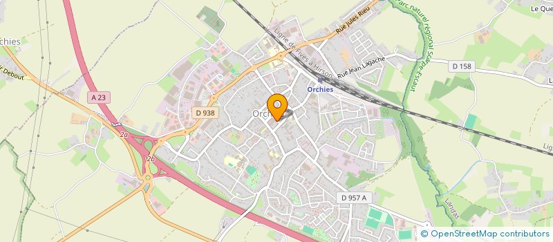 localisation de l'entreprise CLMN 59  ORCHIES