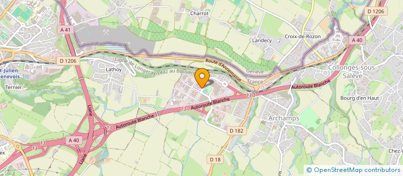 localisation de l'entreprise CLMONDE  ARCHAMPS