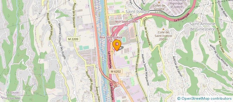 localisation de l'entreprise CLMT CONTESSO II  NICE