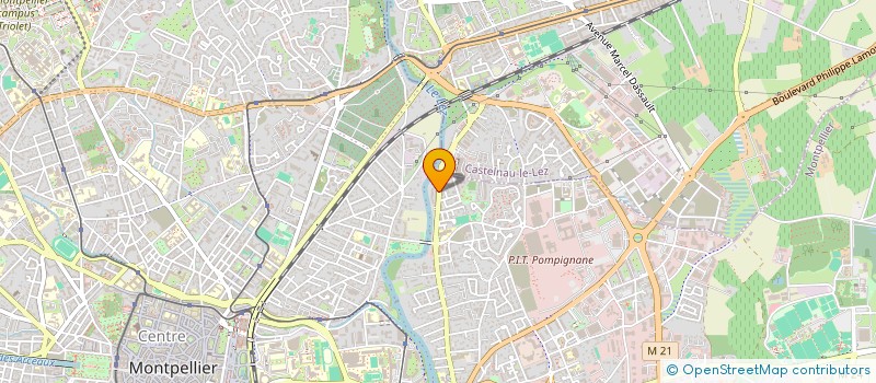 localisation de l'entreprise CLMTP à MONTPELLIER