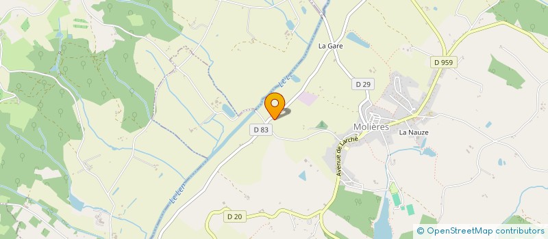 localisation de l'entreprise CLN 82  LABARTHE