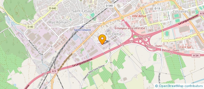 localisation de l'entreprise CLN ARCHITECTURE  NIMES