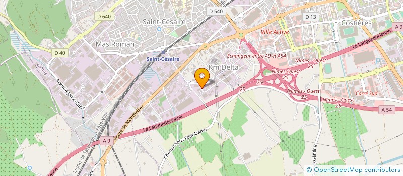 localisation de l'entreprise CLN DEVELOPPEMENT  NIMES