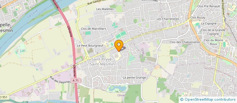 localisation de l'entreprise CLN GESTION ET MANAGEMENT à SAINT-PRYVE-SAINT-MESMIN