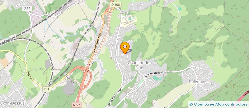 localisation de l'entreprise CLN MATERIEL MEDICAL  CHATILLON LE DUC