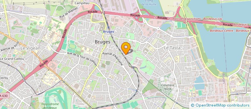 localisation de l'entreprise CLNE  BRUGES