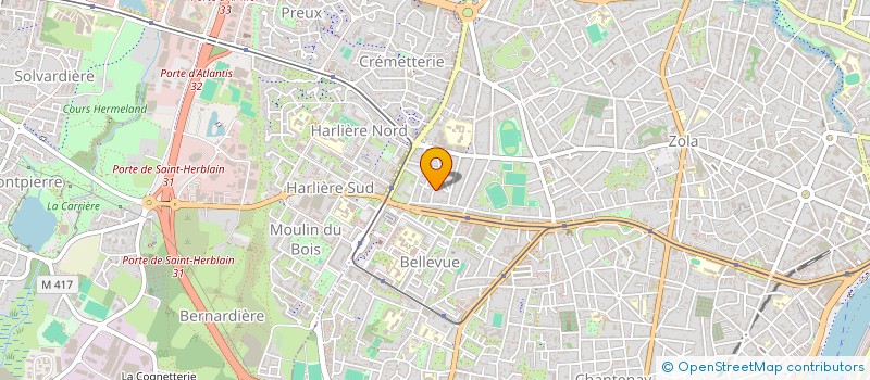 localisation de l'entreprise CLNR EVENT à NANTES