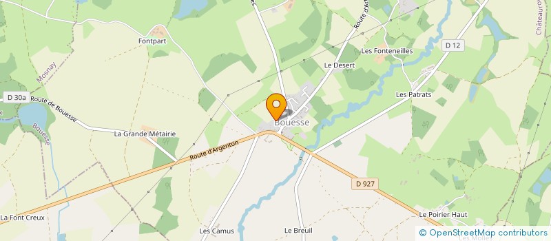 localisation de l'entreprise CLO à BOUESSE