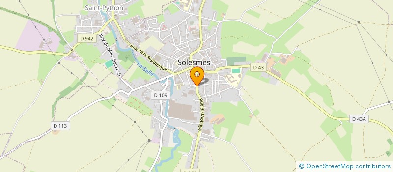 localisation de l'entreprise CLO'ACCESS  SOLESMES