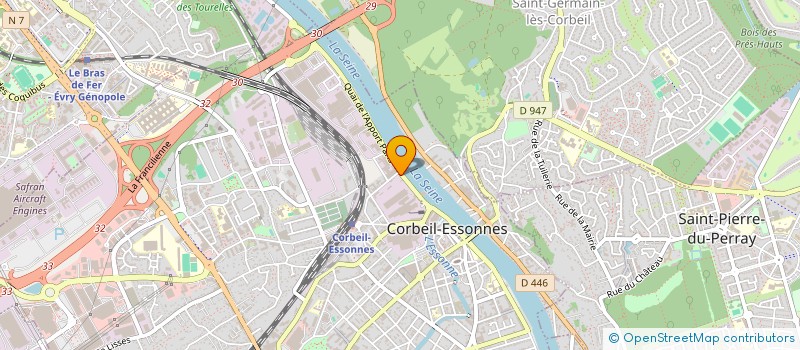 localisation de l'entreprise CLO-CENTRE à CORBEIL-ESSONNES