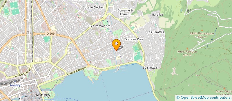 localisation de l'entreprise CLO & CO à ANNECY