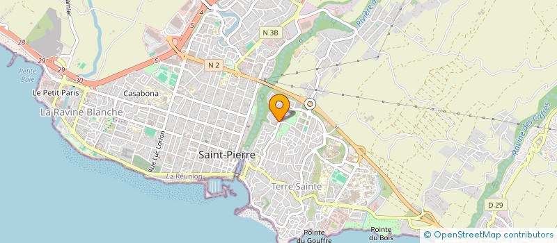 localisation de l'entreprise CLOA à SAINT-PIERRE