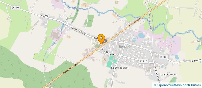 localisation de l'entreprise CLOA  RENAZE