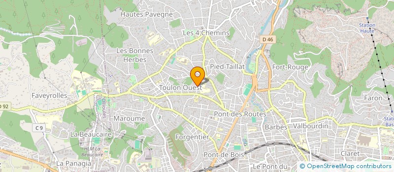 localisation de l'entreprise CLOACA  SIX-FOURS-LES-PLAGES