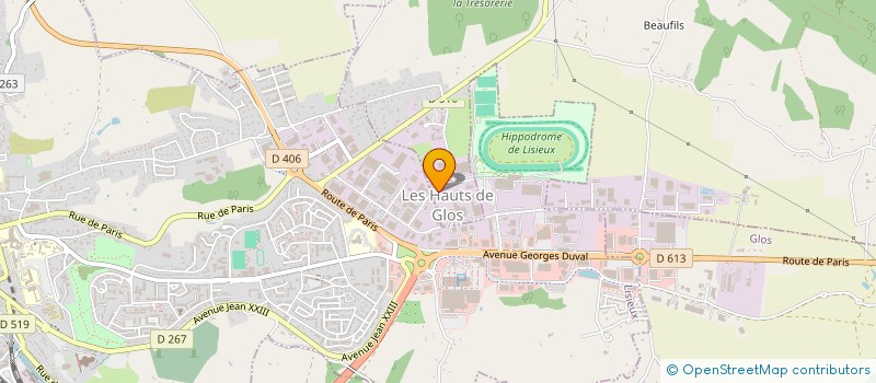localisation de l'entreprise CLOACINE à HERMIVAL-LES-VAUX