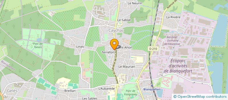 localisation de l'entreprise CLOAIRE à BLANQUEFORT