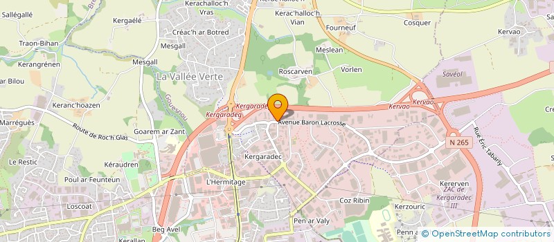 localisation de l'entreprise CLOAREC à GOUESNOU
