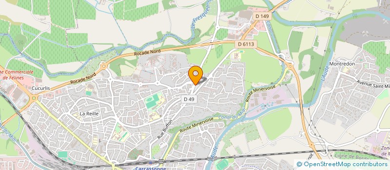 localisation de l'entreprise CLOAREC-BUCHON à CARCASSONNE